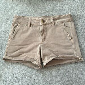 America Eagle Khaki-Colored Shorts
